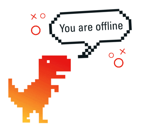 You Are Offline Sticker